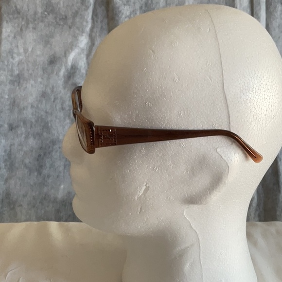 FENDI BROWN WITH RHINESTONES PRESCRIPTION OPTICAL FRAMES GLASSES - Picture 8 of 8